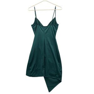 EMERALD SUNDAE Asymmetrical-Hem Dress Size Medium Green - 0024